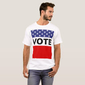 Stemming: rood wit blauw t-shirt (Voorkant volledig)