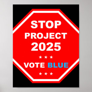 Stemming Save Democracy Stop Project 2025 Poster