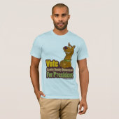 Stemming: scooby Dooby Doo voor President T-shirt (Voorkant volledig)
