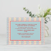 Stemming stemming Verkiezing Uitnodiging (Staand voorkant)