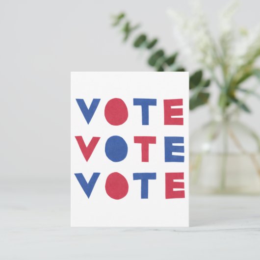 STEMMING STEMMING Verticaal Briefkaart (Staand voorkant)