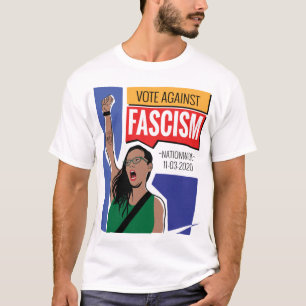 Stemming tegen de T-shirt van het fascistische Man