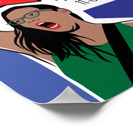 Stemming tegen het fascistische Poster (Hoek)