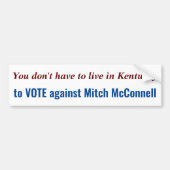 Stemming tegen Mitch McConnell Bumpersticker (Voorkant)
