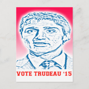 Stemming: Trudeau '15 Briefkaart