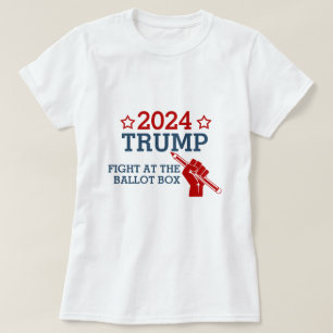 Stemming Trump 2024 Gevecht bij de stembus T-shirt