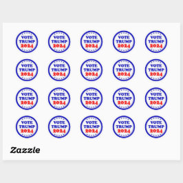 Stemming Trump 2024 Republikeinse Partij Ronde Sticker