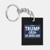 stemming, trump 2024, trump2024, 2024, trump 2020 sleutelhanger (Voorkant Links)