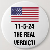 STEMMING TRUMP RONDE BUTTON 6,0 CM (Voorkant)