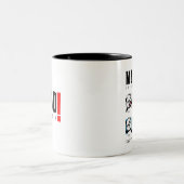 Stemming! Tweekleurige Koffiemok (Center)