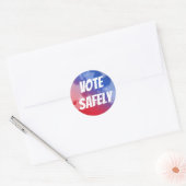 Stemming veilig ronde sticker (Envelop)