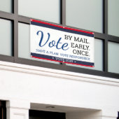 Stemming via e-mail: vervroegd na de verkiezingen  spandoek (Buitenkant Gebouw)