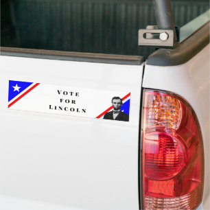 Stemming voor Abraham Lincoln Bumpersticker