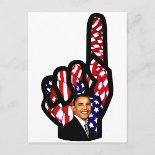 Stemming voor Barack Obama 2012, herkozen Obama_ Briefkaart