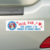 Stemming voor Beagle Bumpersticker (Op auto)