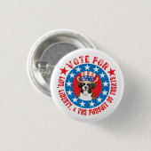 Stemming voor Boxer Ronde Button 3,2 Cm (Voorkant /achterkant)