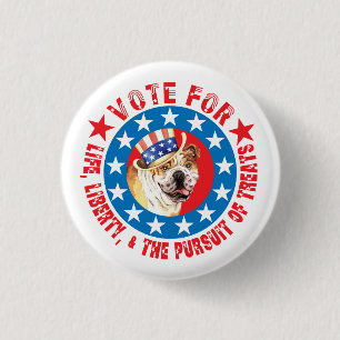 Stemming voor Bulldog Ronde Button 3,2 Cm