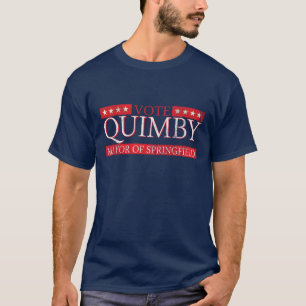 Stemming voor burgemeester Quimby T-shirt