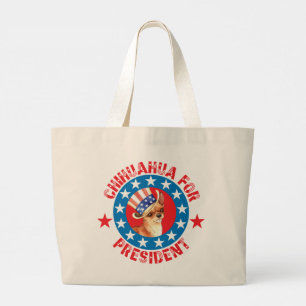 Stemming voor Chihuahua Grote Tote Bag
