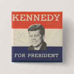 Stemming voor de Button van de Kennedyverkiezingen