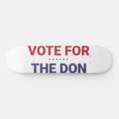 Stemming voor de Don (2020: Amerikaanse verkiezing Skateboard (Horizontaal)