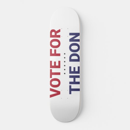 Stemming voor de Don (2020: Amerikaanse verkiezing Skateboard (Voorkant)