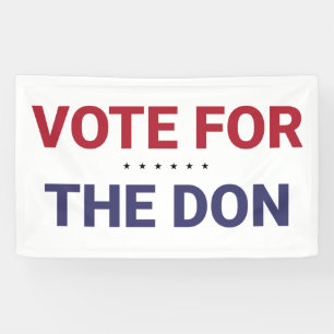 Stemming voor de Don (2020: Amerikaanse verkiezing Spandoek