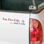 Stemming voor de levenscyclus bumpersticker (Op Truck)