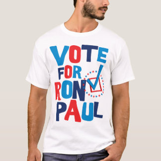 Stemming voor de verkiezing van Ron Paul 2012 T-shirt