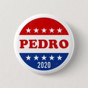 Stemming voor de verkiezingen van Pedro 2020 Ronde Button 5,7 Cm