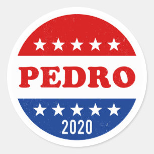 Stemming voor de verkiezingen van Pedro 2020 Ronde Sticker