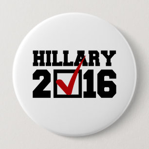 STEMMING VOOR HILLARI 2016.png Ronde Button 4,0 Cm