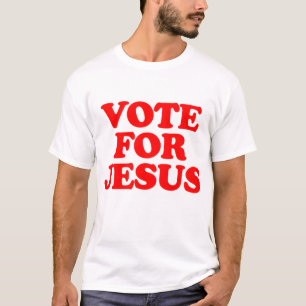 Stemming voor Jezus grappig Christelijk T-shirt