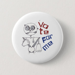 STEMMING VOOR MIJ RONDE BUTTON 5,7 CM