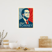 Stemming voor Mitt Romney - Hij is geen Obama Comm Poster (Keuken)