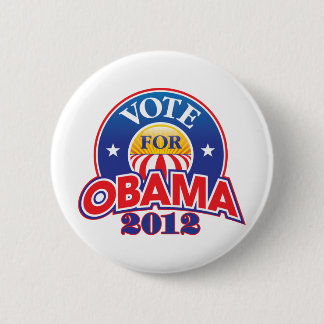 Stemming voor Obama 2012 Ronde Button 5,7 Cm