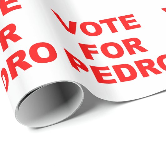 Stemming voor Pedro Cadeaupapier (Rol Hoek)