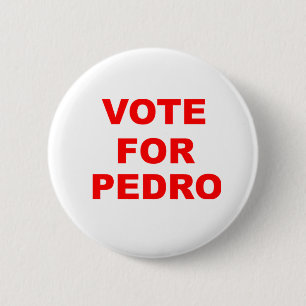Stemming voor Pedro Ronde Button 5,7 Cm