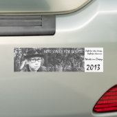 STEMMING VOOR SENAAT.  Hoe erg kan het zijn? Bumpersticker (Op auto)