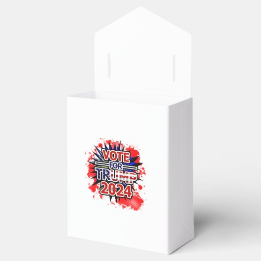 Stemming voor Trump 2024 Blast Bedankdoosjes (Geopend)
