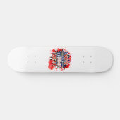 Stemming voor Trump 2024 Blast Skateboard (Horizontaal)