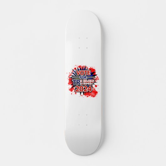 Stemming voor Trump 2024 Blast Skateboard (Voorkant)