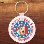 Stemming voor Wheaten Terrier Sleutelhanger (Voorkant)