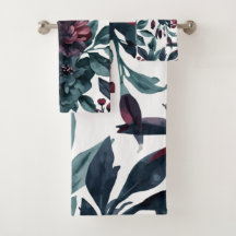 Stemming Waterverf Botanische Bloemen Bloemig