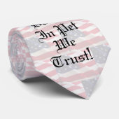 Stemming: we vertrouwen erop stropdas (Opgerold)