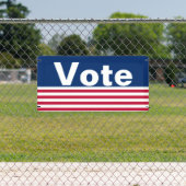 Stemming: wit rood en blauw spandoek (Insitu)