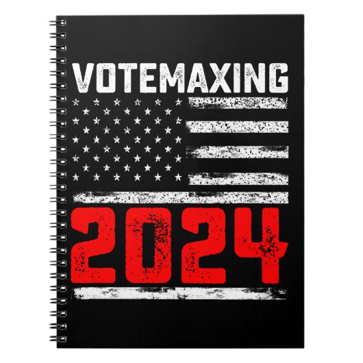 StemmingMaxing 2024 Trump presidentsverkiezingen Notitieboek (Voorkant)