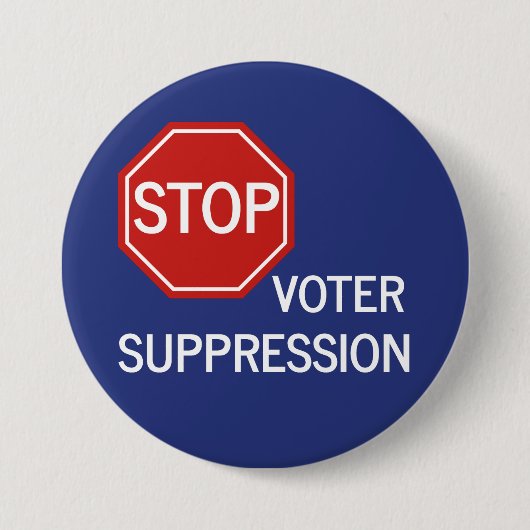 Stemonderdrukking stoppen ronde button 7,6 cm (Voorkant)