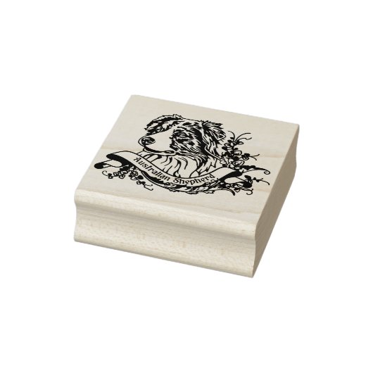Stempel ANNO 1900 mit Australian Shepherd  (Stempel)