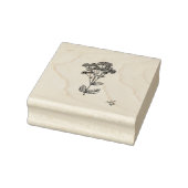 Stempel, Botanische kunst, Sedum Plant Rubberstempel (Stempel)